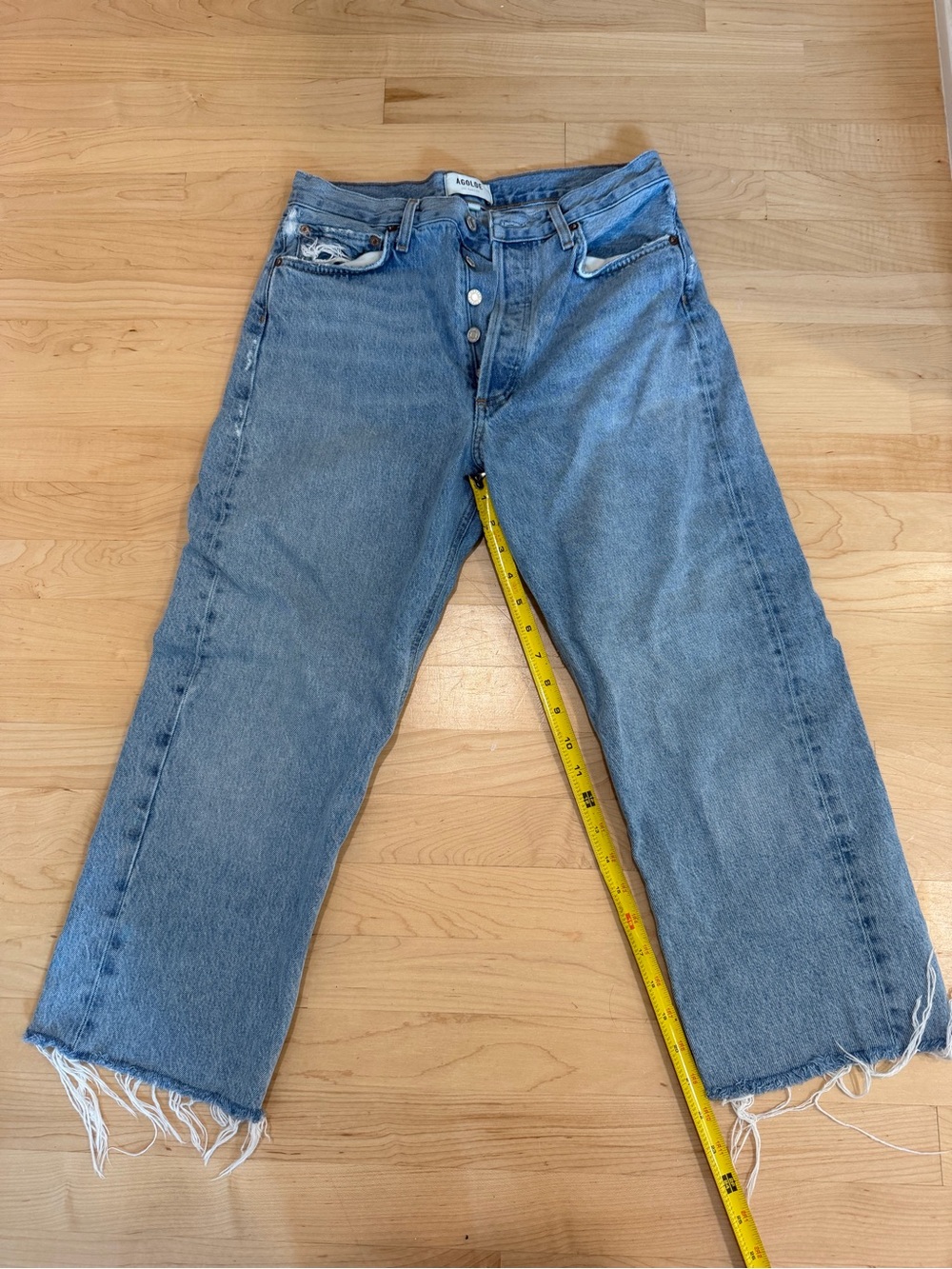 Agolde Light Blue High-Rise Jeans - 90s